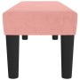 Banco de terciopelo rosa 100x30x30 cm de , Bancos - Ref: Foro24-346671, Precio: 53,94 €, Descuento: %