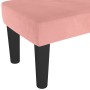 Banco de terciopelo rosa 100x30x30 cm de , Bancos - Ref: Foro24-346671, Precio: 53,94 €, Descuento: %