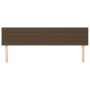 Headboards 2 units of dark brown fabric 100x5x78/88 cm by , Headboards and footboards - Ref: Foro24-346189, Price: 70,37 €, D...