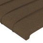 Headboards 2 units of dark brown fabric 100x5x78/88 cm by , Headboards and footboards - Ref: Foro24-346189, Price: 70,37 €, D...