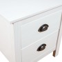 Hill bedside table solid white pine wood 46x35x49.5 cm by vidaXL, Nightstands - Ref: Foro24-288908, Price: 93,42 €, Discount: %