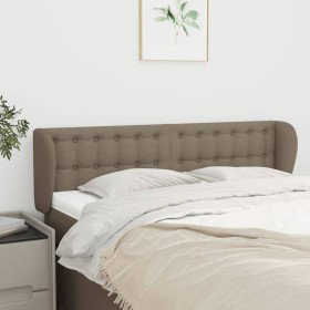 Taupe gray fabric headboard 147x23x78/88 cm by , Headboards and footboards - Ref: Foro24-3117580, Price: 71,99 €, Discount: %