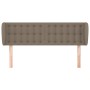 Taupe gray fabric headboard 147x23x78/88 cm by , Headboards and footboards - Ref: Foro24-3117580, Price: 75,27 €, Discount: %