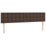 Cama box spring con colchón cuero sintético marrón 160x200 cm de , Camas y somieres - Ref: Foro24-3127322, Precio: 497,78 €, ...