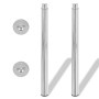 Telescopic table legs 2 units chrome 710 mm-1100 mm by vidaXL, Table legs - Ref: Foro24-242151, Price: 50,57 €, Discount: %