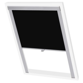 Black blackout roller blind S06/606 by vidaXL, Blinds and blinds - Ref: Foro24-131301, Price: 54,99 €, Discount: %