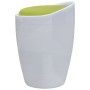 White and Green Faux Leather Stool by vidaXL, Folding stools and chairs - Ref: Foro24-242245, Price: 92,36 €, Discount: %