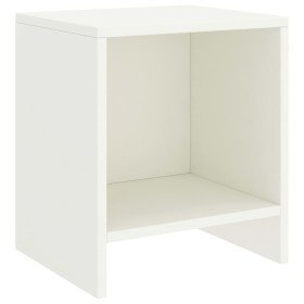 Mesita de noche madera maciza de mango blanco 35x30x40 cm de vidaXL, Mesitas de noche - Ref: Foro24-322234, Precio: 33,99 €, ...