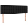 Cama box spring con colchón tela negro 140x200 cm de , Camas y somieres - Ref: Foro24-3140379, Precio: 448,72 €, Descuento: %