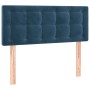 Box spring bed with mattress and LED dark blue velvet 80x200 cm by , Beds and slatted bases - Ref: Foro24-3134613, Price: 291...