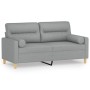 2-Sitzer-Sofa mit hellgrauen Stoffkissen 140 cm von , Sofas - Ref: Foro24-3200821, Preis: 213,09 €, Rabatt: %