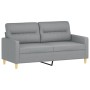 2-Sitzer-Sofa mit hellgrauen Stoffkissen 140 cm von , Sofas - Ref: Foro24-3200821, Preis: 213,09 €, Rabatt: %