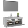 TV-Schrank mit LED-Leuchten Sonomagrau 80x35x40 cm von , TV-Möbel - Ref: Foro24-815724, Preis: 54,05 €, Rabatt: %