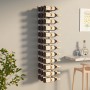 Wall wine rack for 36 white iron bottles by , Wine racks - Ref: Foro24-340887, Price: 60,57 €, Discount: %