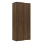 Brown oak plywood shoe cabinet 80x39x178 cm by , Shoe racks and shoe organizers - Ref: Foro24-815533, Price: 180,11 €, Discou...