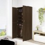 Brown oak plywood shoe cabinet 80x39x178 cm by , Shoe racks and shoe organizers - Ref: Foro24-815533, Price: 180,11 €, Discou...