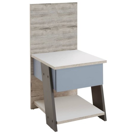 FMD Bedside table with 1 drawer sand oak color 34.2x39x69 cm by , Nightstands - Ref: Foro24-447420, Price: 114,99 €, Discount: %