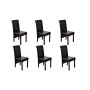 Dining chairs 6 units brown synthetic leather by , dining chairs - Ref: Foro24-160320, Price: 504,03 €, Discount: %