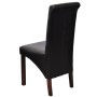 Dining chairs 6 units brown synthetic leather by , dining chairs - Ref: Foro24-160320, Price: 534,20 €, Discount: %