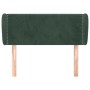 Dark green velvet headboard 103x23x78/88 cm by , Headboards and footboards - Ref: Foro24-3117049, Price: 50,59 €, Discount: %