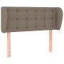 Cabecero de tela gris taupe 93x23x78/88 cm de , Cabeceros y pies de cama - Ref: Foro24-3117564, Precio: 56,89 €, Descuento: %