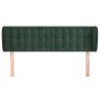 Dark green velvet headboard 147x23x78/88 cm by , Headboards and footboards - Ref: Foro24-3117629, Price: 68,99 €, Discount: %