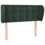 Dark green velvet headboard 93x23x78/88 cm by , Headboards and footboards - Ref: Foro24-3117617, Price: 54,18 €, Discount: %