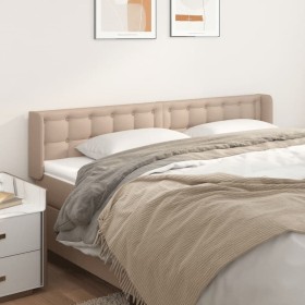 Cappuccino synthetic leather headboard 163x16x78/88 cm by , Headboards and footboards - Ref: Foro24-3118869, Price: 72,99 €, ...