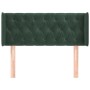 Dark green velvet headboard 103x16x78/88 cm by , Headboards and footboards - Ref: Foro24-3119149, Price: 66,88 €, Discount: %