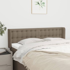 Cabecero de tela gris taupe 147x16x78/88 cm de , Cabeceros y pies de cama - Ref: Foro24-3119204, Precio: 73,99 €, Descuento: %