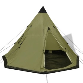 Tent for 4 people green by vidaXL, tents - Ref: Foro24-91007, Price: 69,88 €, Discount: %