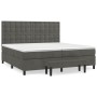 Cama box spring con colchón terciopelo gris oscuro 200x200 cm de , Camas y somieres - Ref: Foro24-3138104, Precio: 733,11 €, ...