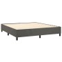 Cama box spring con colchón terciopelo gris oscuro 200x200 cm de , Camas y somieres - Ref: Foro24-3138104, Precio: 733,11 €, ...