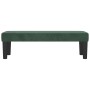 Banco de terciopelo verde oscuro 100x30x30 cm de , Bancos - Ref: Foro24-346669, Precio: 53,94 €, Descuento: %