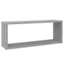 Cubic wall shelves 6 pcs gray Sonoma wood 60x15x23 cm by , Shelves and shelves - Ref: Foro24-815929, Price: 66,57 €, Discount: %