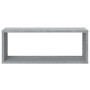 Cubic wall shelves 6 pcs gray Sonoma wood 60x15x23 cm by , Shelves and shelves - Ref: Foro24-815929, Price: 66,57 €, Discount: %