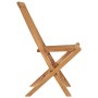 Folding garden chairs 2 units solid teak wood by vidaXL, Garden chairs - Ref: Foro24-41993, Price: 113,99 €, Discount: %