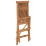 Folding garden chairs 2 units solid teak wood by vidaXL, Garden chairs - Ref: Foro24-41993, Price: 113,99 €, Discount: %