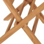 Folding garden chairs 2 units solid teak wood by vidaXL, Garden chairs - Ref: Foro24-41993, Price: 113,99 €, Discount: %