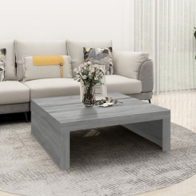 Sonoma gray plywood coffee table 100x100x35 cm by , Coffee table - Ref: Foro24-815997, Price: 65,65 €, Discount: %