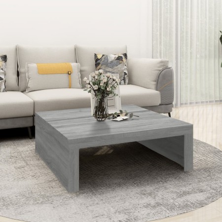 Sonoma-Couchtisch aus grauem Sperrholz, 100 x 100 x 35 cm von , Couchtisch - Ref: Foro24-815997, Preis: 65,65 €, Rabatt: %