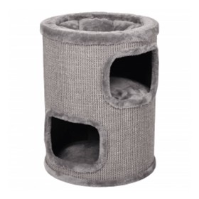 FLAMINGO Rascador para gatos en forma de barril Enes gris S 42x42x56cm de , Mobiliario para gatos - Ref: Foro24-436505, Preci...