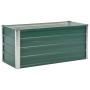 Arriate de jardín de acero galvanizado verde 100x40x45 cm de , Maceteros y jardineras - Ref: Foro24-44855, Precio: 41,08 €, D...