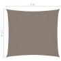 Toldo de vela rectangular tela Oxford gris taupe 2,5x3 m de , Sombrillas - Ref: Foro24-135425, Precio: 30,99 €, Descuento: %