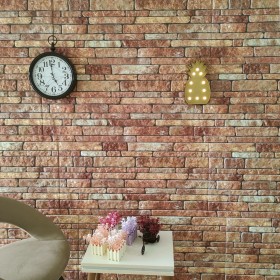 3D Wall Panels Brick Design 10 pcs EPS Brown by , Wall covering - Ref: Foro24-149583, Price: 150,43 €, Discount: %