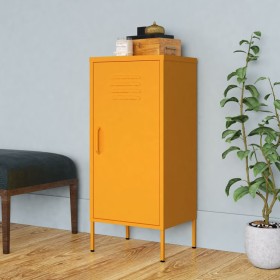 Mustard steel storage cabinet 42.5x35x101.5 cm by , Lockers and storage cabinets - Ref: Foro24-336191, Price: 118,92 €, Disco...