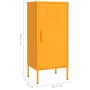 Mustard steel storage cabinet 42.5x35x101.5 cm by , Lockers and storage cabinets - Ref: Foro24-336191, Price: 118,92 €, Disco...