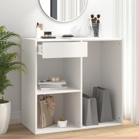 White plywood makeup cabinet 80x40x75 cm by , Lockers and storage cabinets - Ref: Foro24-808837, Price: 58,99 €, Discount: %