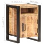 Mesita de noche de madera maciza de mango 40x35x55 cm de vidaXL, Mesitas de noche - Ref: Foro24-321567, Precio: 160,99 €, Des...