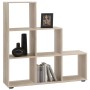 FMD Shelving unit with 6 compartments, sand oak color, 104.3x32.6x106.5 cm by , Room dividers - Ref: Foro24-447406, Price: 13...